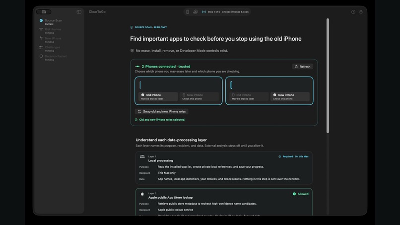 ClearToGo – screenshot 2