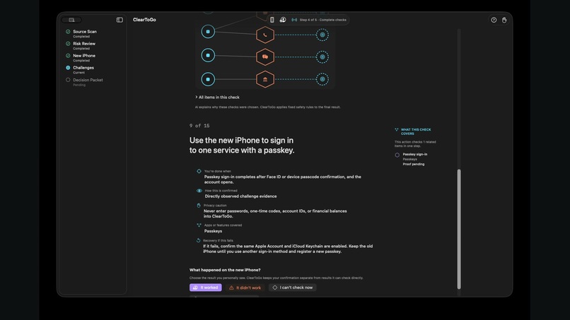 ClearToGo – screenshot 3