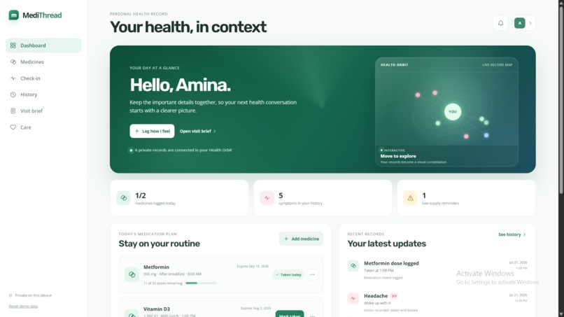 MedThread – screenshot 1