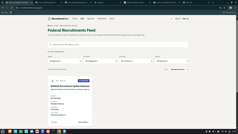 RecruitmentAlert – screenshot 6