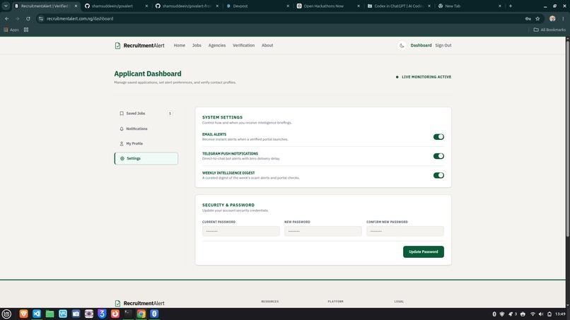 RecruitmentAlert – screenshot 7