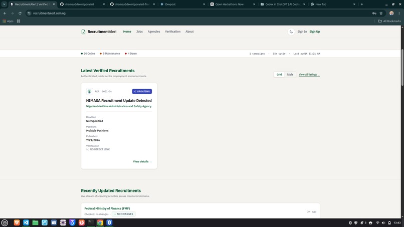 RecruitmentAlert – screenshot 8