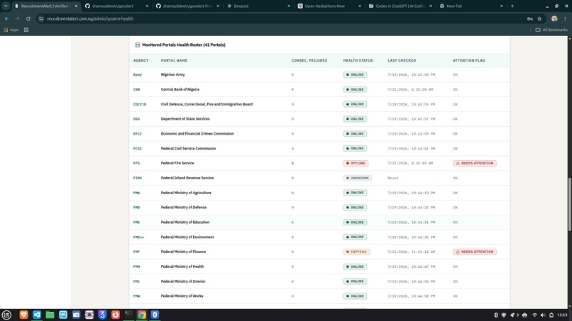 RecruitmentAlert – screenshot 13