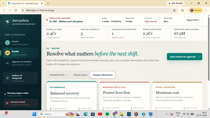 JeevanSetu AI (LifeBridge AI) – screenshot 3
