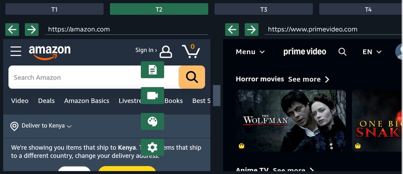 Split - Dual Browser – screenshot 2