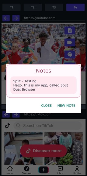 Split - Dual Browser – screenshot 4
