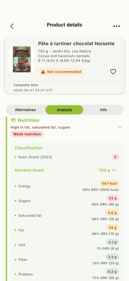 Deeper Look - Food Scanner – screenshot 2