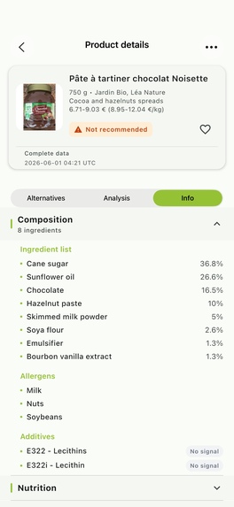 Deeper Look - Food Scanner – screenshot 3