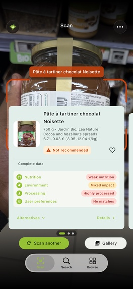 Deeper Look - Food Scanner – screenshot 1