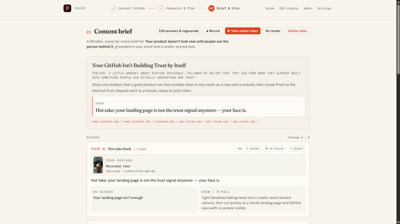 Proof – screenshot 1