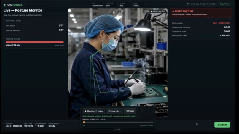SafeStance - Industrial Safety Posture Monitoring – screenshot 2