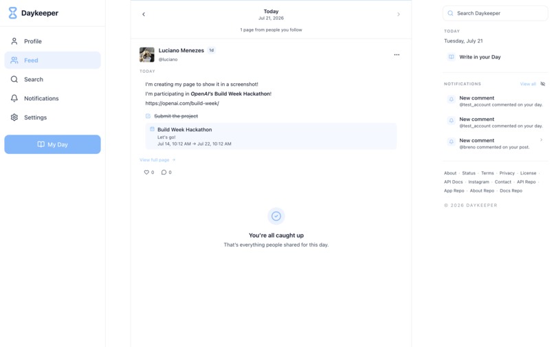 Daykeeper – screenshot 1