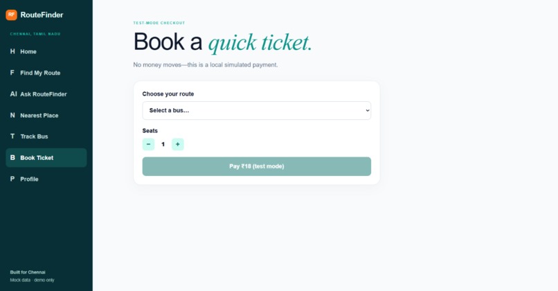 RouteFinder – screenshot 3