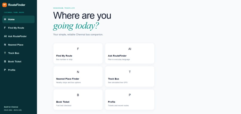 RouteFinder – screenshot 2