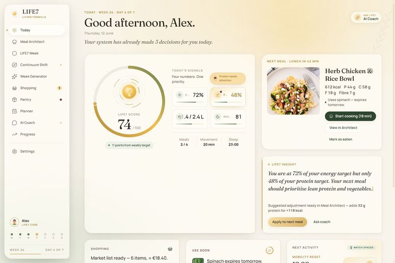 LIFE7 - The Seven-Day Decision Engine – screenshot 1