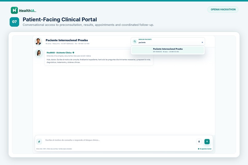 HealthIA — AI Clinical Operating System – screenshot 1
