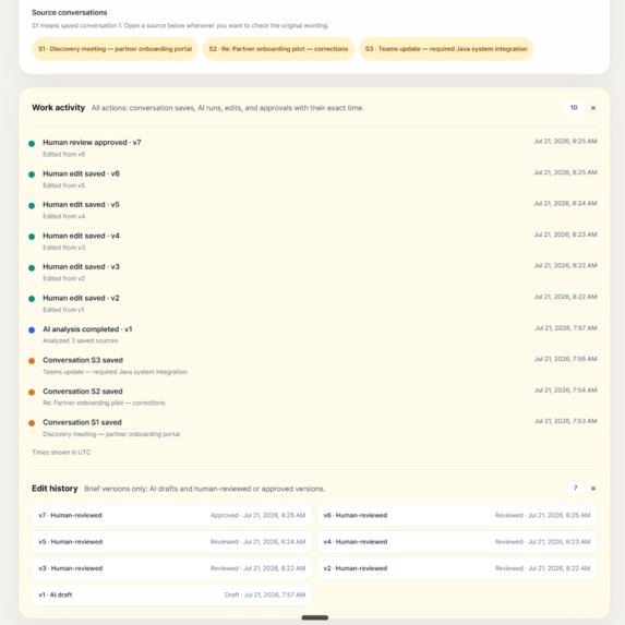 LeanCOO Pre-contract Workspace – screenshot 6