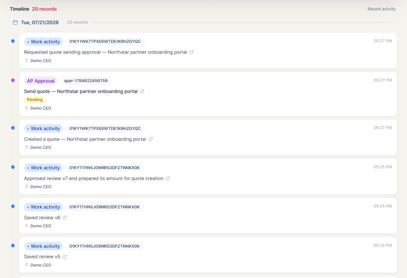 LeanCOO Pre-contract Workspace – screenshot 7