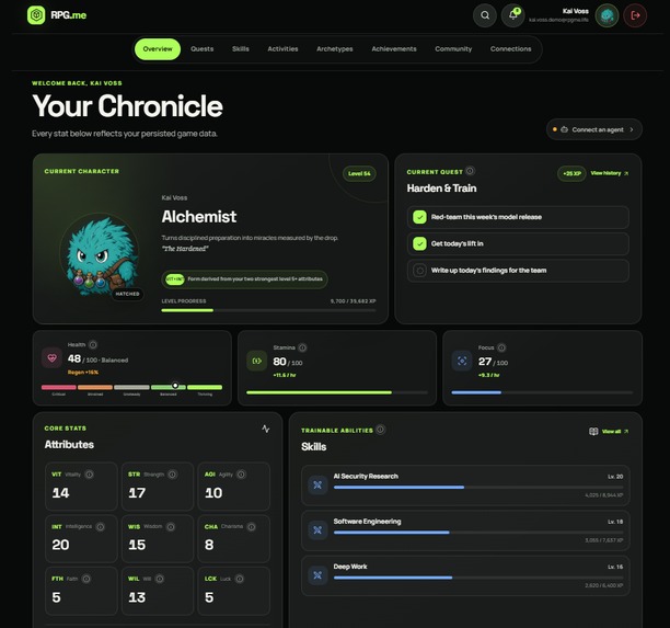 RPG.me – screenshot 1