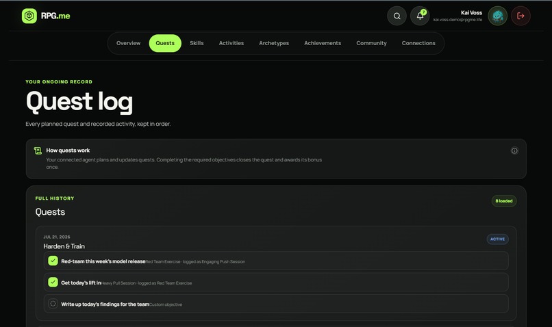 RPG.me – screenshot 3