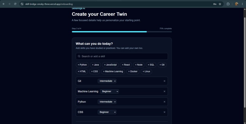 SkillBridge AI — Your Adaptive Career GPS – screenshot 4