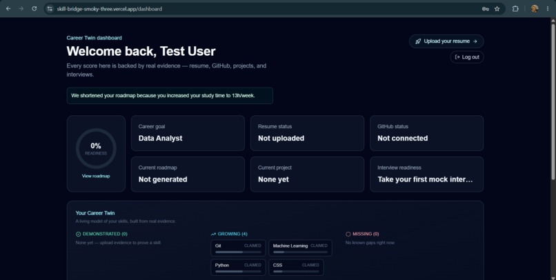 SkillBridge AI — Your Adaptive Career GPS – screenshot 6