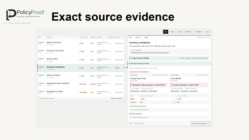 PolicyProof – screenshot 1