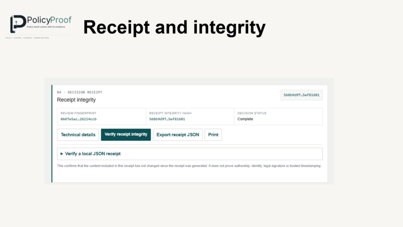 PolicyProof – screenshot 3