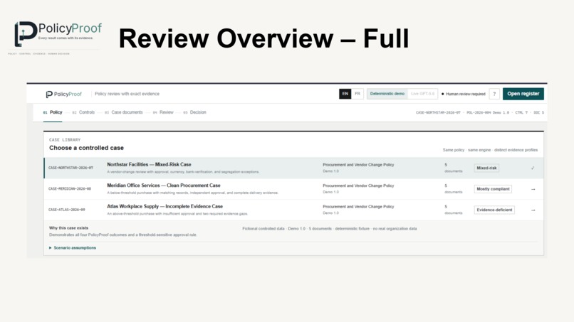 PolicyProof – screenshot 4