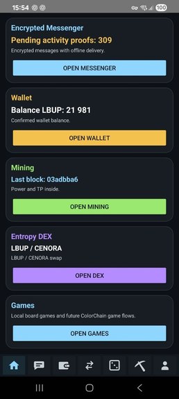 ColorChain — Verifiable Swap Receipts – screenshot 2