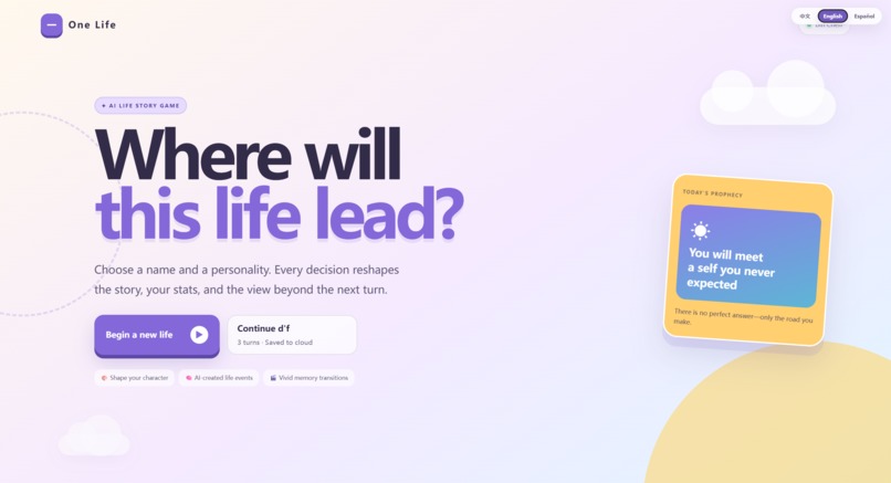 One life – screenshot 1