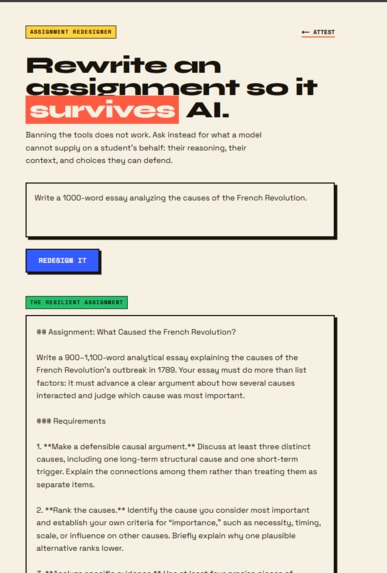 Attest — proof a human understood this – screenshot 4