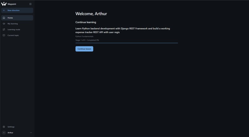 Waypoint – screenshot 1
