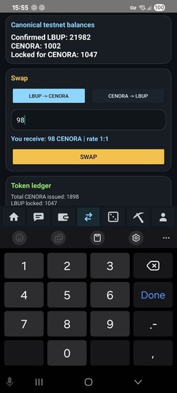 ColorChain — Verifiable Swap Receipts – screenshot 5