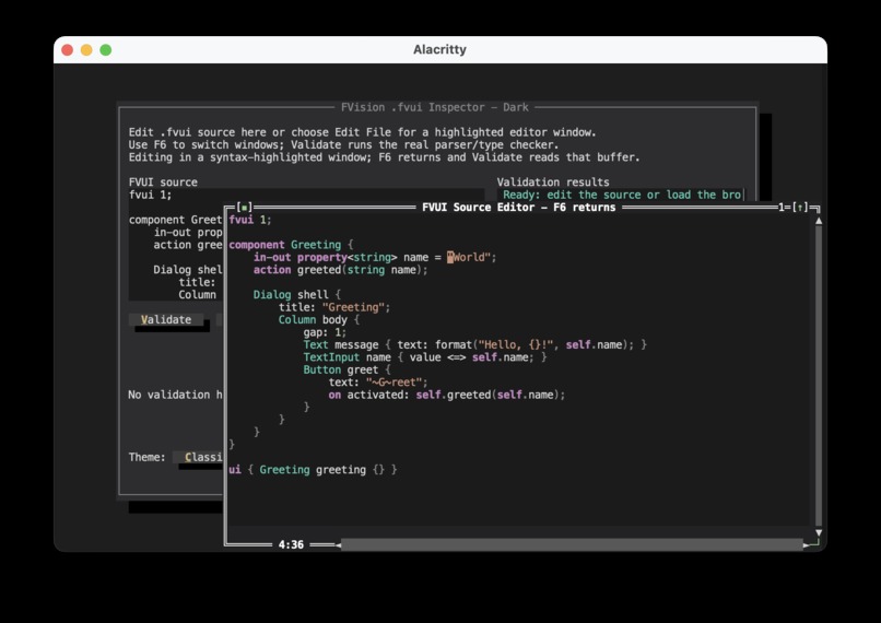 FVision – screenshot 2