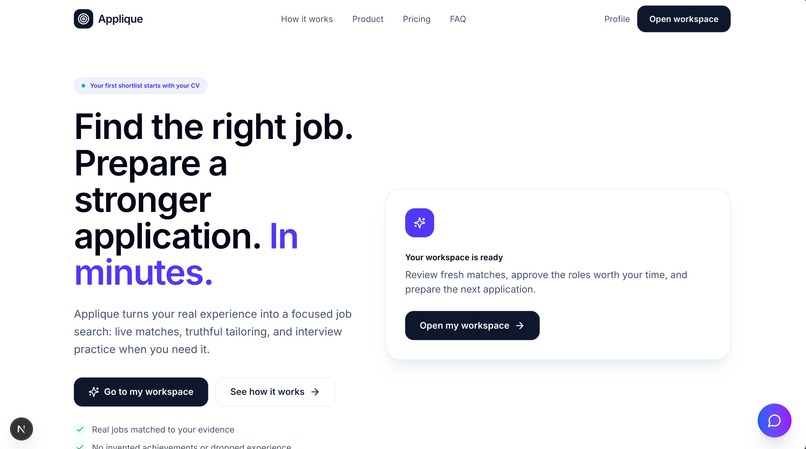Applique: Your AI Career Agent – screenshot 1