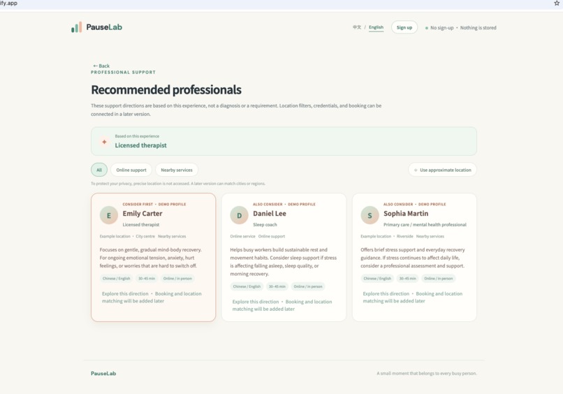 PauseLab: Instant 1–5 Min Workplace Resets – screenshot 7
