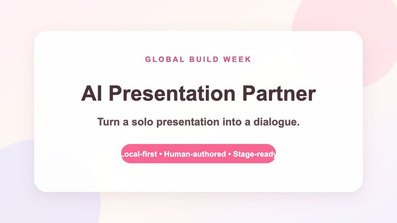 AI Presentation Partner – screenshot 1