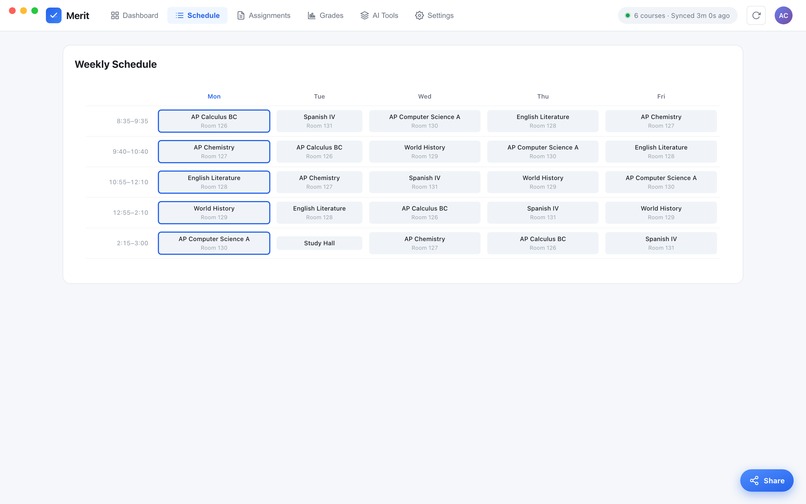 Merit – screenshot 1