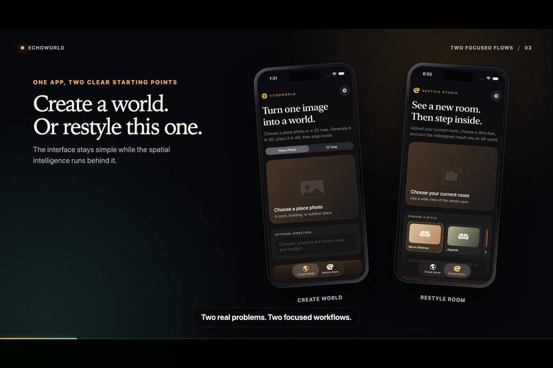 EchoWorld: Turn Photos Into Spatial Worlds – screenshot 1
