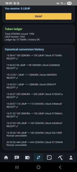 ColorChain — Verifiable Swap Receipts – screenshot 13