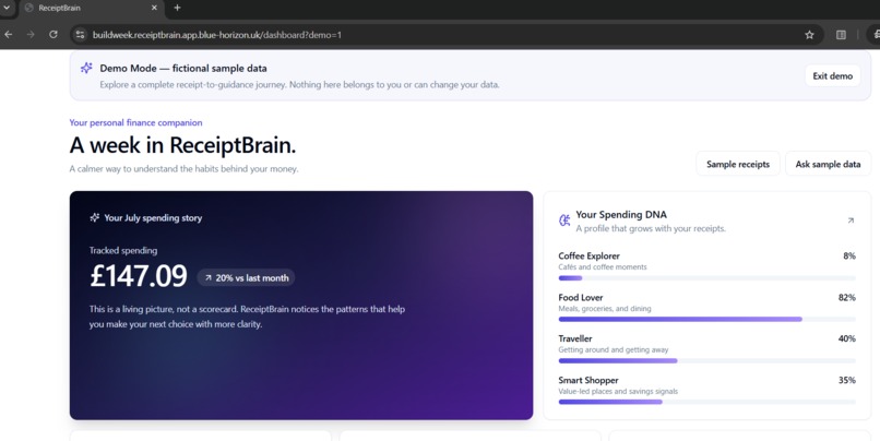 ReceiptBrain – screenshot 1