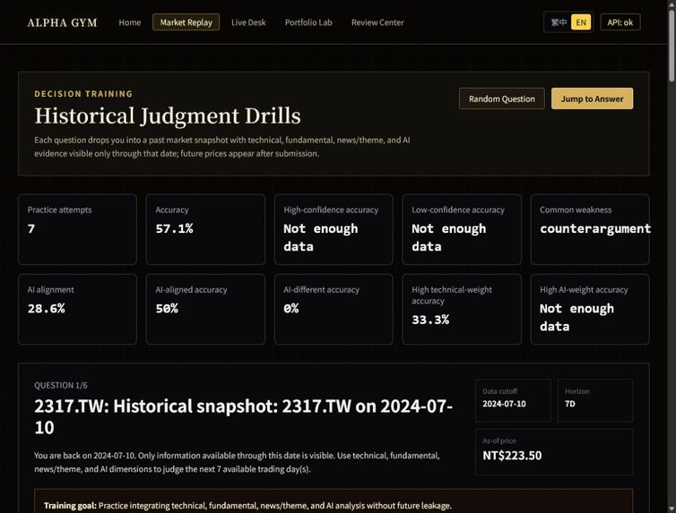 AIphaGym – screenshot 2