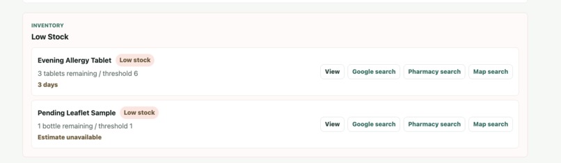 MedShelf – screenshot 2