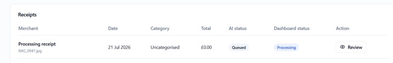 ReceiptBrain – screenshot 8