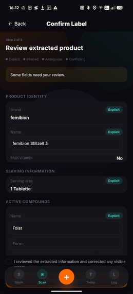 Suvo Health Context Agent – screenshot 3
