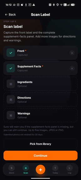Suvo Health Context Agent – screenshot 4