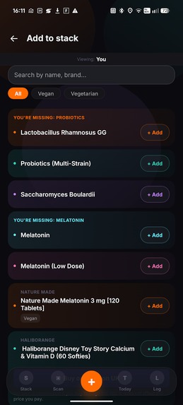 Suvo Health Context Agent – screenshot 7