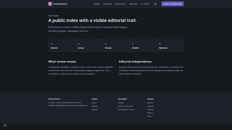 PerkCommons – screenshot 3