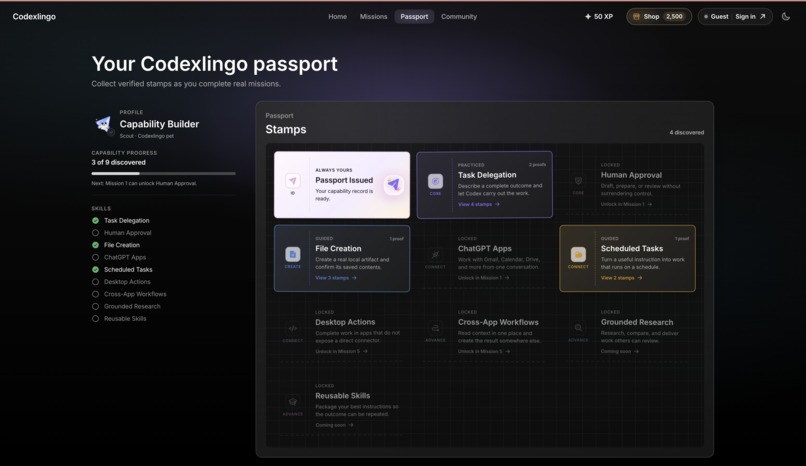 Codexlingo – screenshot 2
